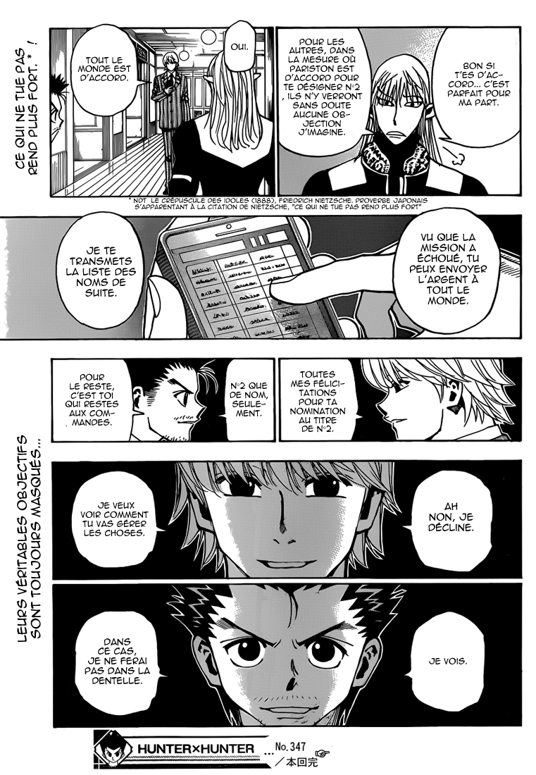 Lecture en ligne Hunter X Hunter 347 page 20