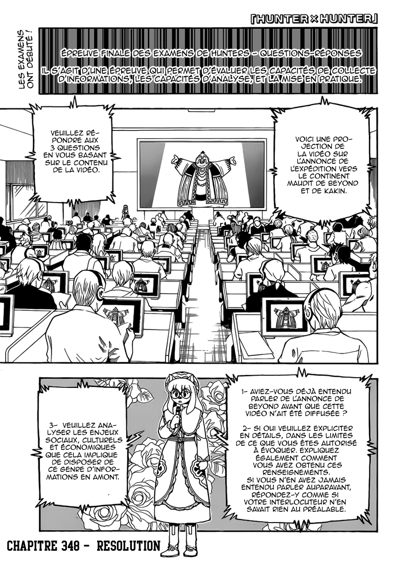 Lecture en ligne Hunter X Hunter 348 page 2