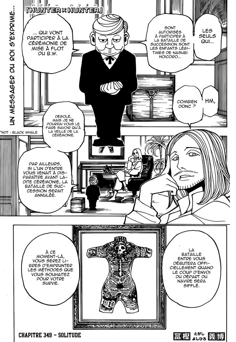 Lecture en ligne Hunter X Hunter 349 page 2