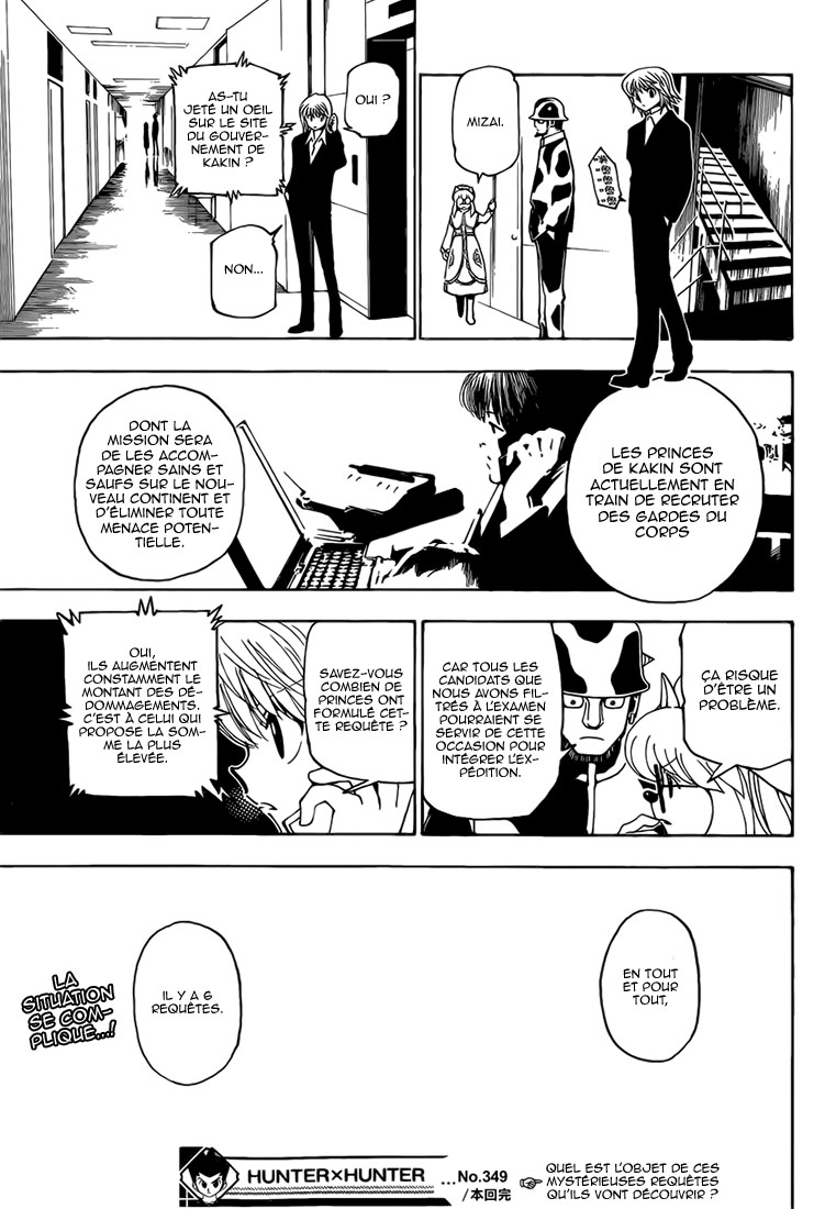 lecture en ligne Hunter X Hunter 349 page 19