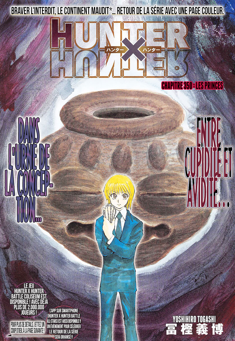 Lecture en ligne Hunter X Hunter 350 page 2