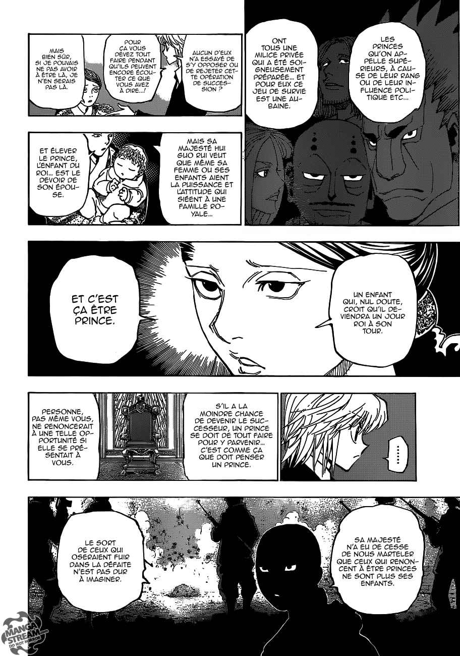 Lecture en ligne Hunter X Hunter 350 page 17