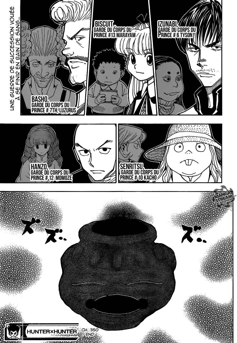 Lecture en ligne Hunter X Hunter 350 page 22