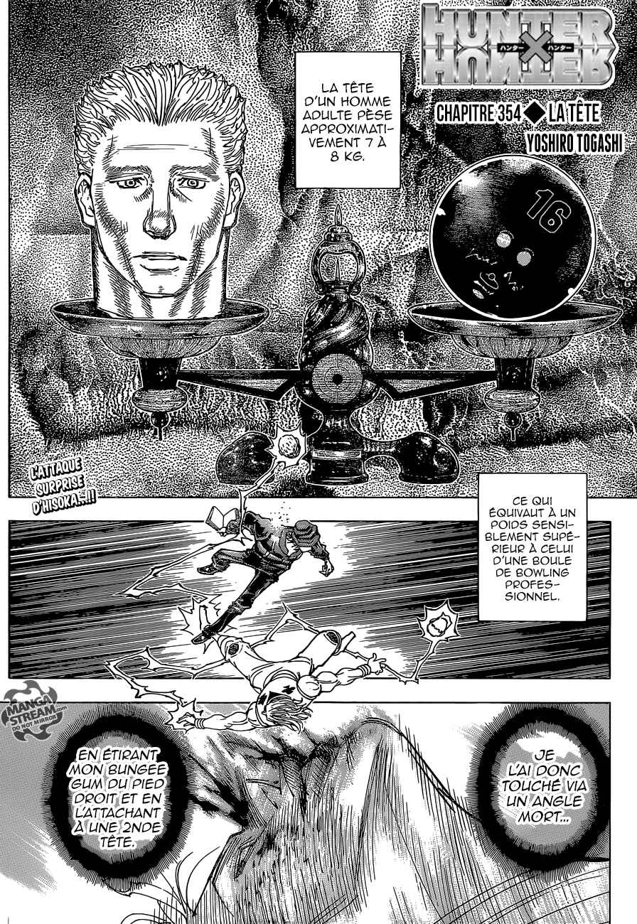 Lecture en ligne Hunter X Hunter 354 page 2