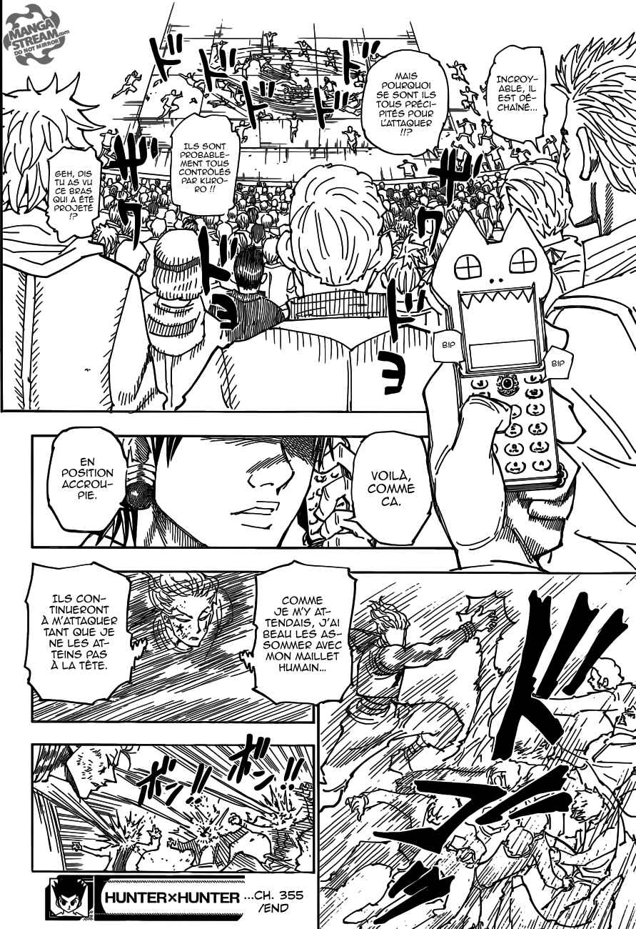 Lecture en ligne Hunter X Hunter 355 page 17