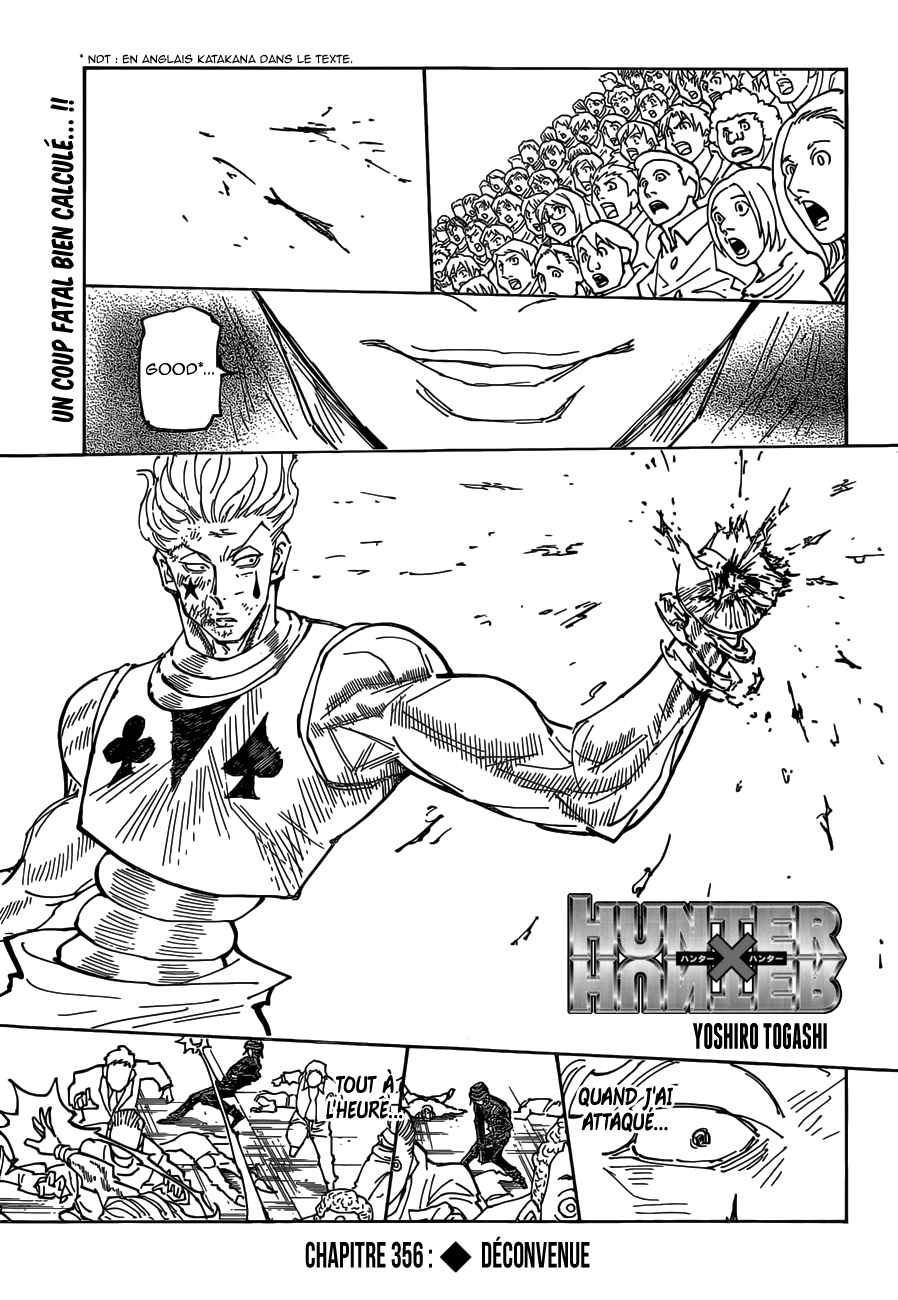 Lecture en ligne Hunter X Hunter 356 page 2