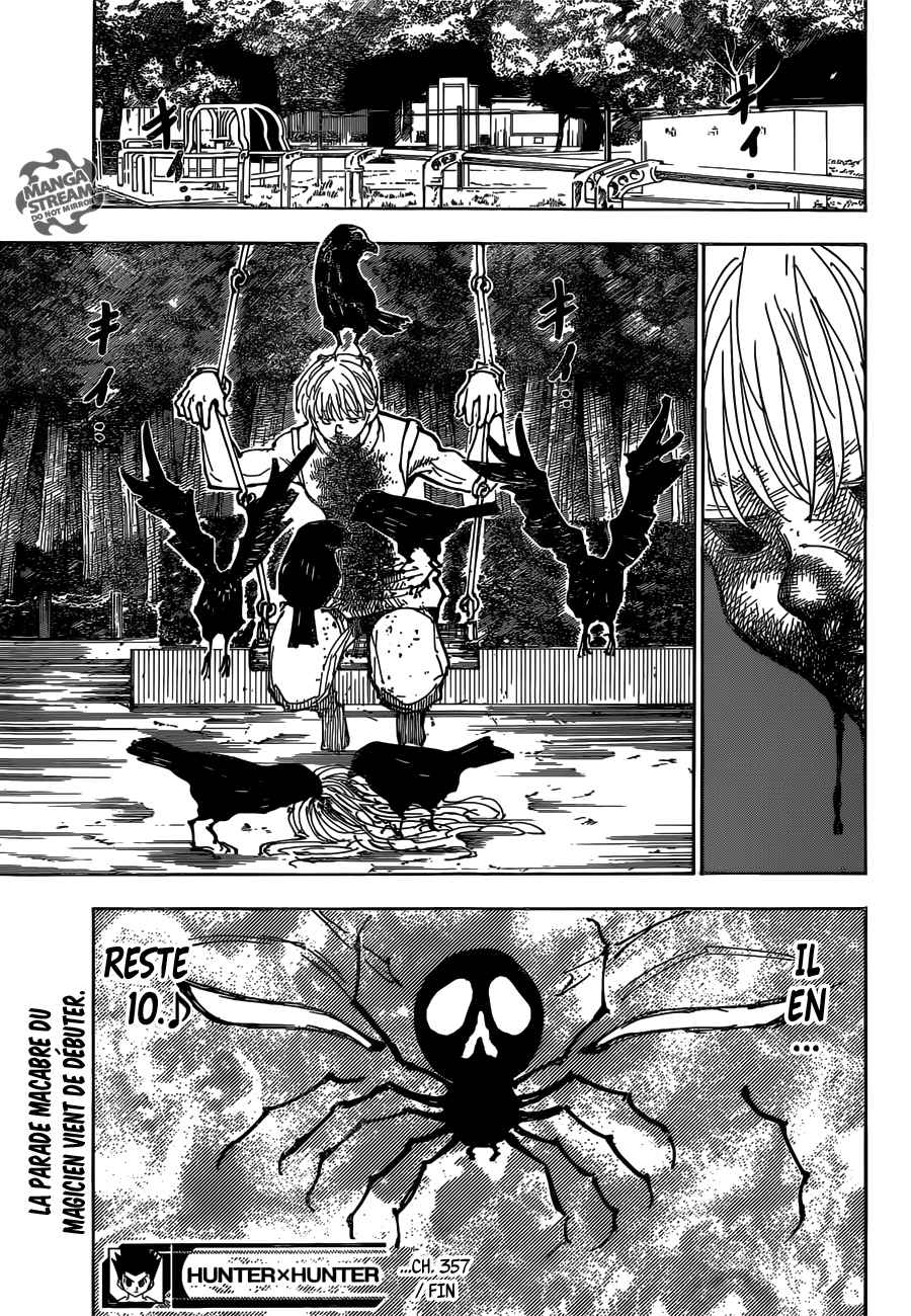 Lecture en ligne Hunter X Hunter 357 page 20
