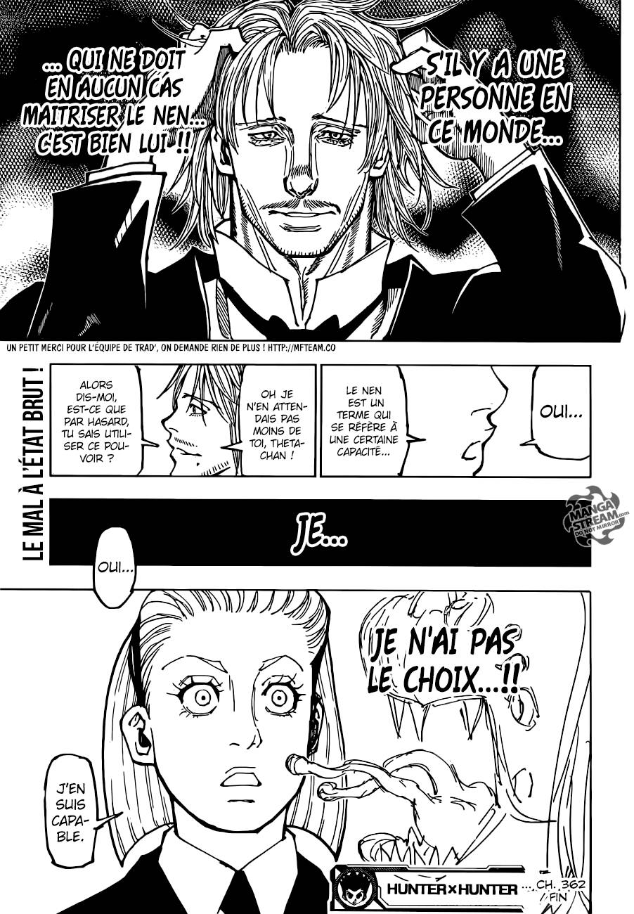 lecture en ligne Hunter X Hunter 362 page 20