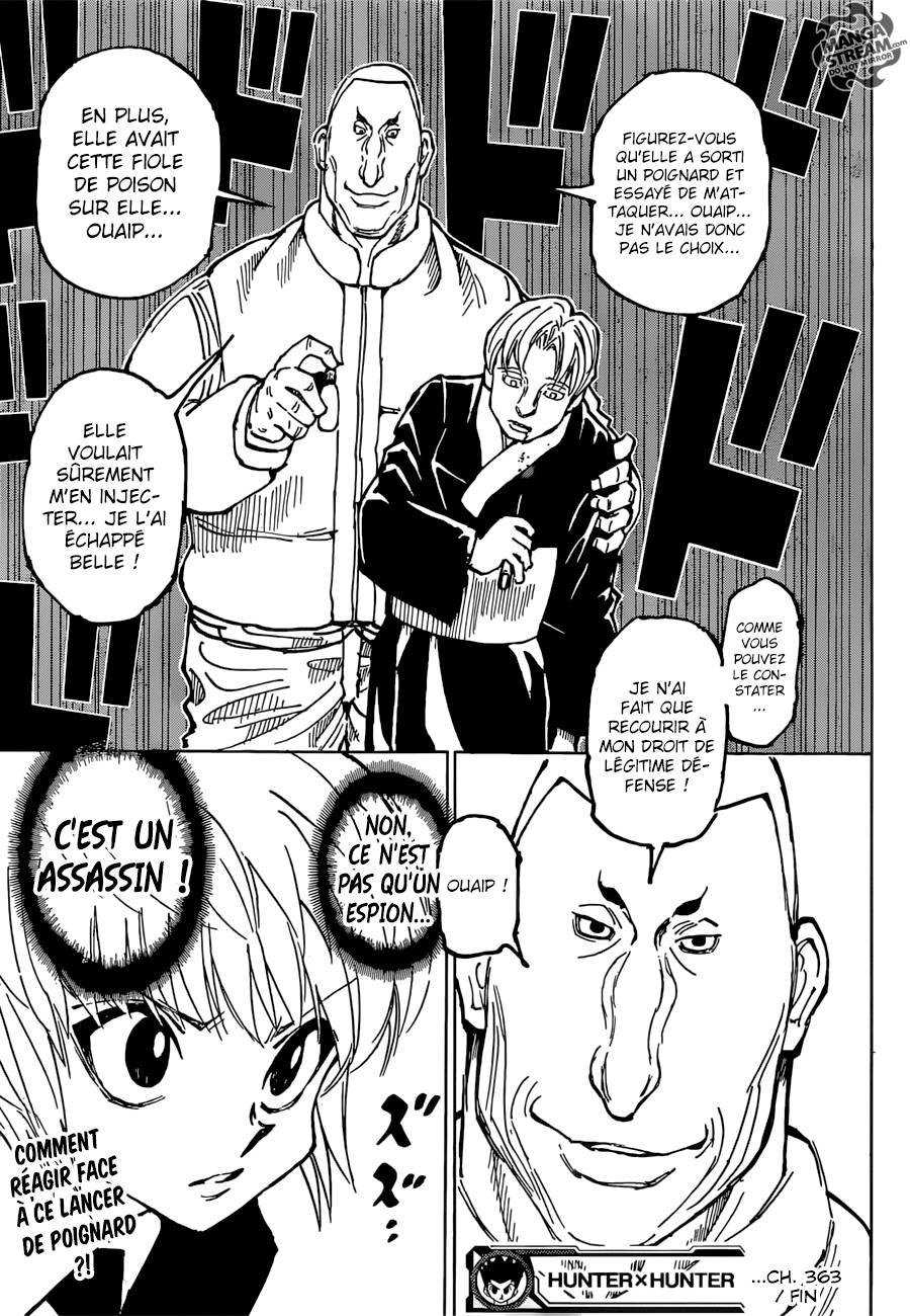 lecture en ligne Hunter X Hunter 363 page 19