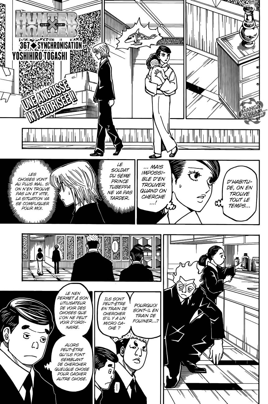 Lecture en ligne Hunter X Hunter 367 page 2