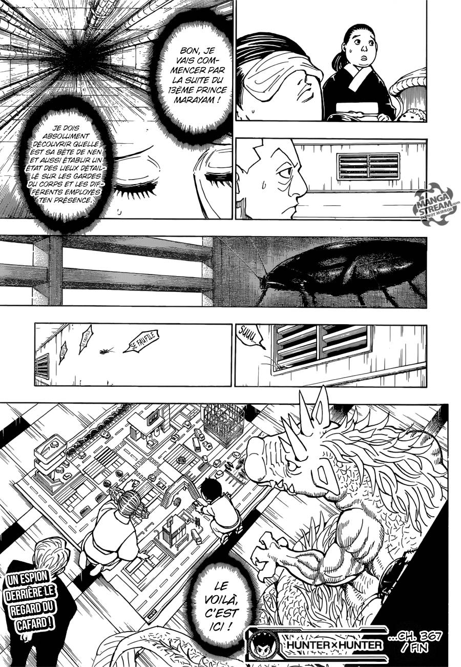Lecture en ligne Hunter X Hunter 367 page 20