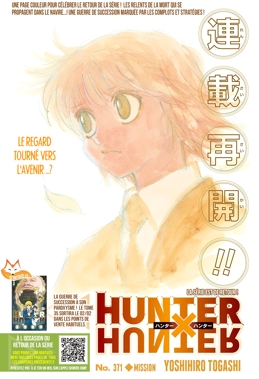 Lecture en ligne Hunter X Hunter 371 page 1