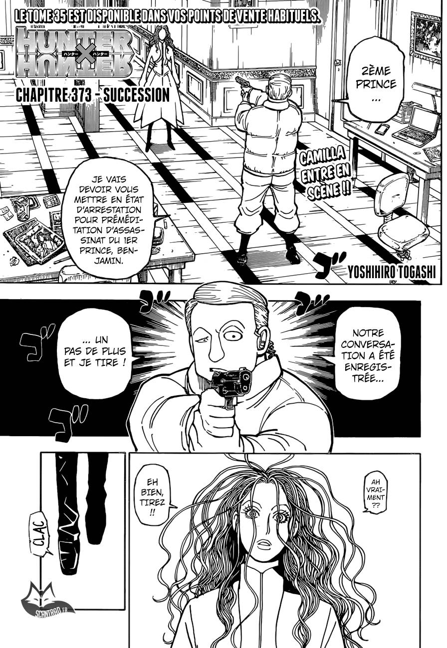 Lecture en ligne Hunter X Hunter 373 page 1