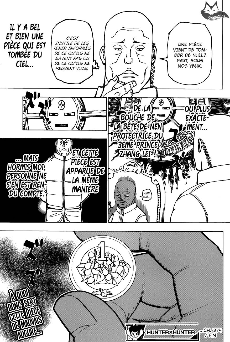 lecture en ligne Hunter X Hunter 374 page 19