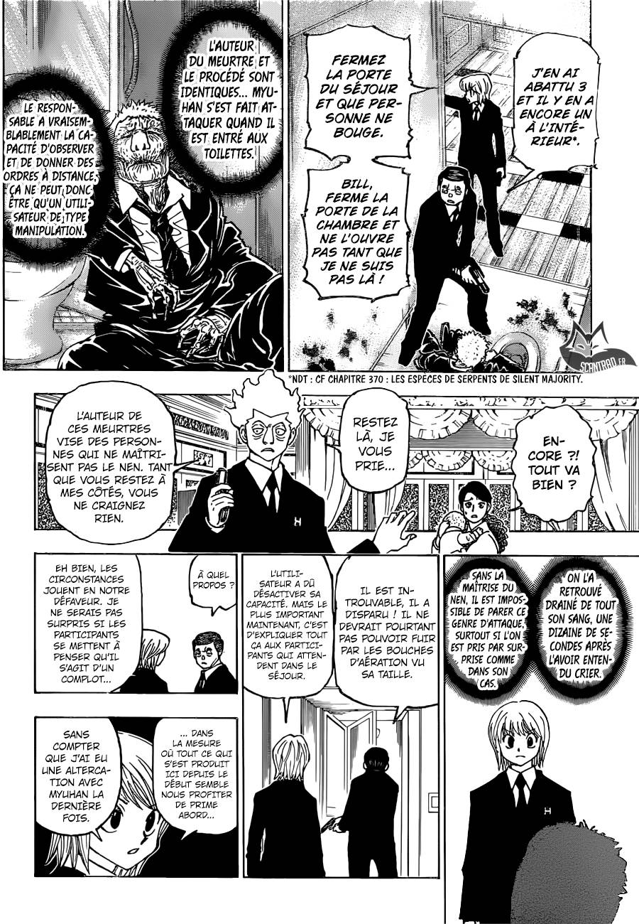 Lecture en ligne Hunter X Hunter 376 page 5