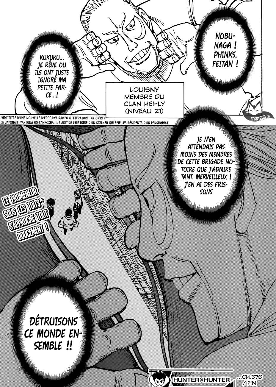 lecture en ligne Hunter X Hunter 378 page 20