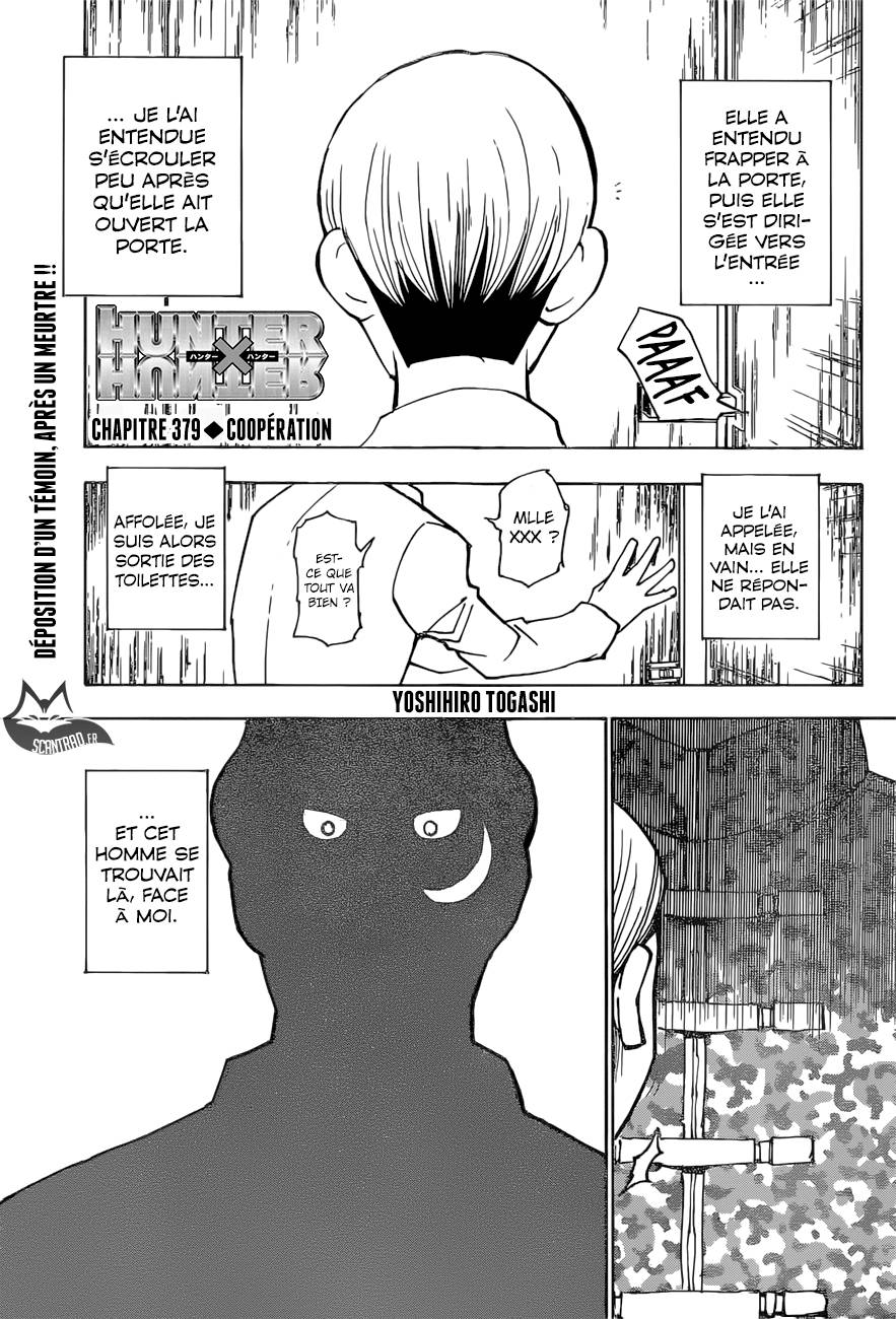 Lecture en ligne Hunter X Hunter 379 page 1