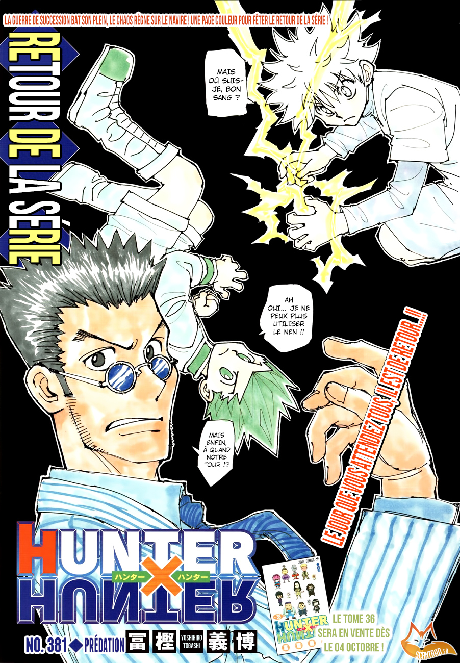 Lecture en ligne Hunter X Hunter 381 page 1