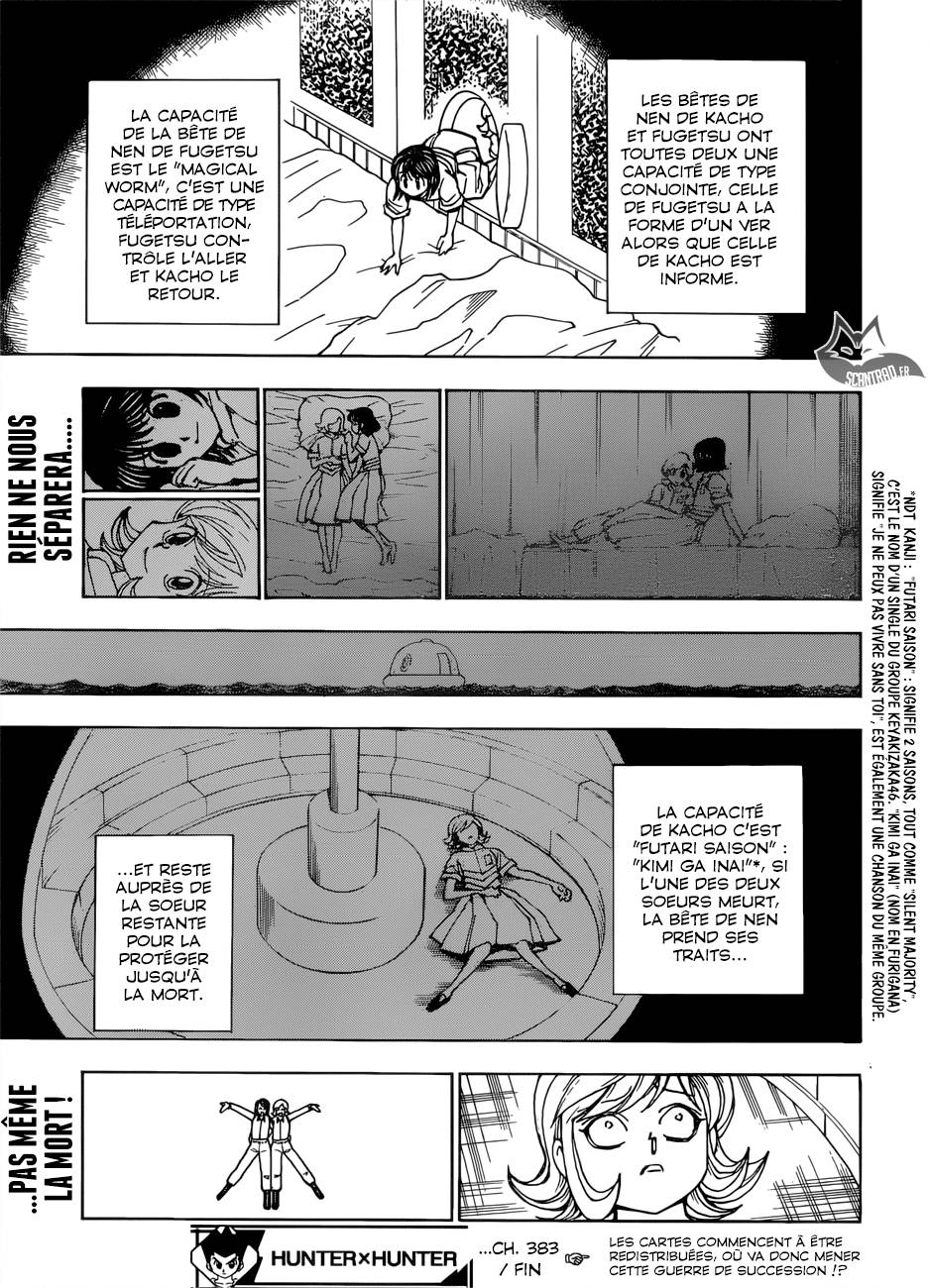 lecture en ligne Hunter X Hunter 383 page 19