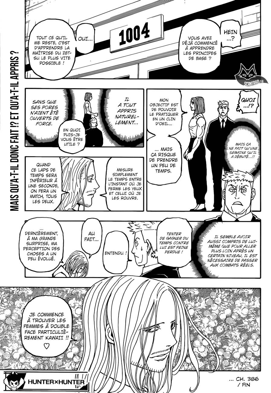 Lecture en ligne Hunter X Hunter 386 page 20