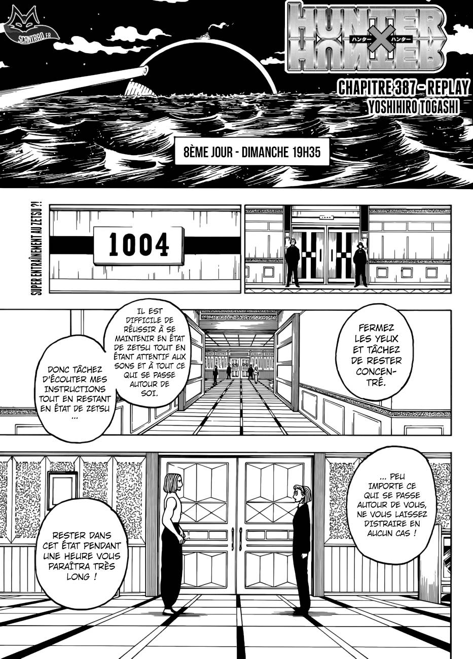 Lecture en ligne Hunter X Hunter 387 page 1