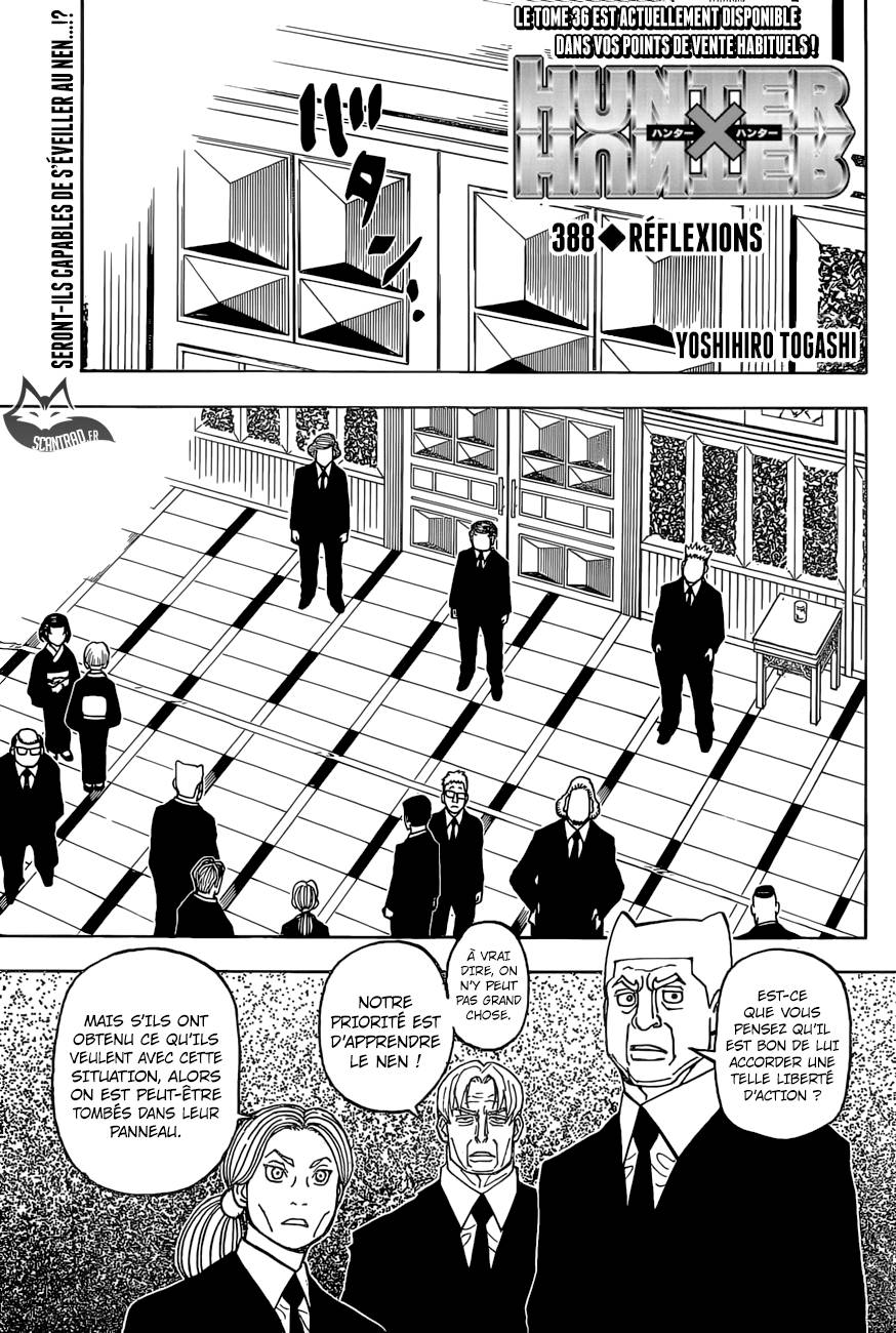 Lecture en ligne Hunter X Hunter 388 page 1