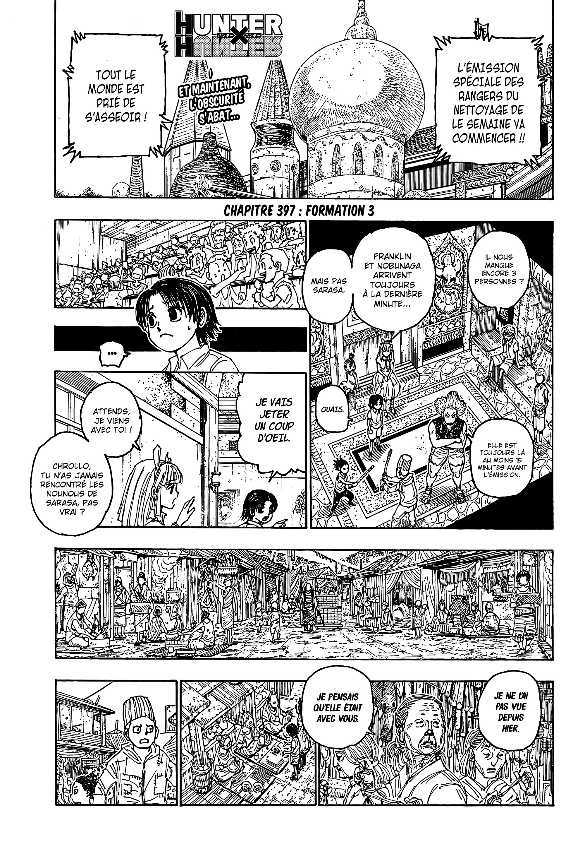Lecture en ligne Hunter X Hunter 397 page 1