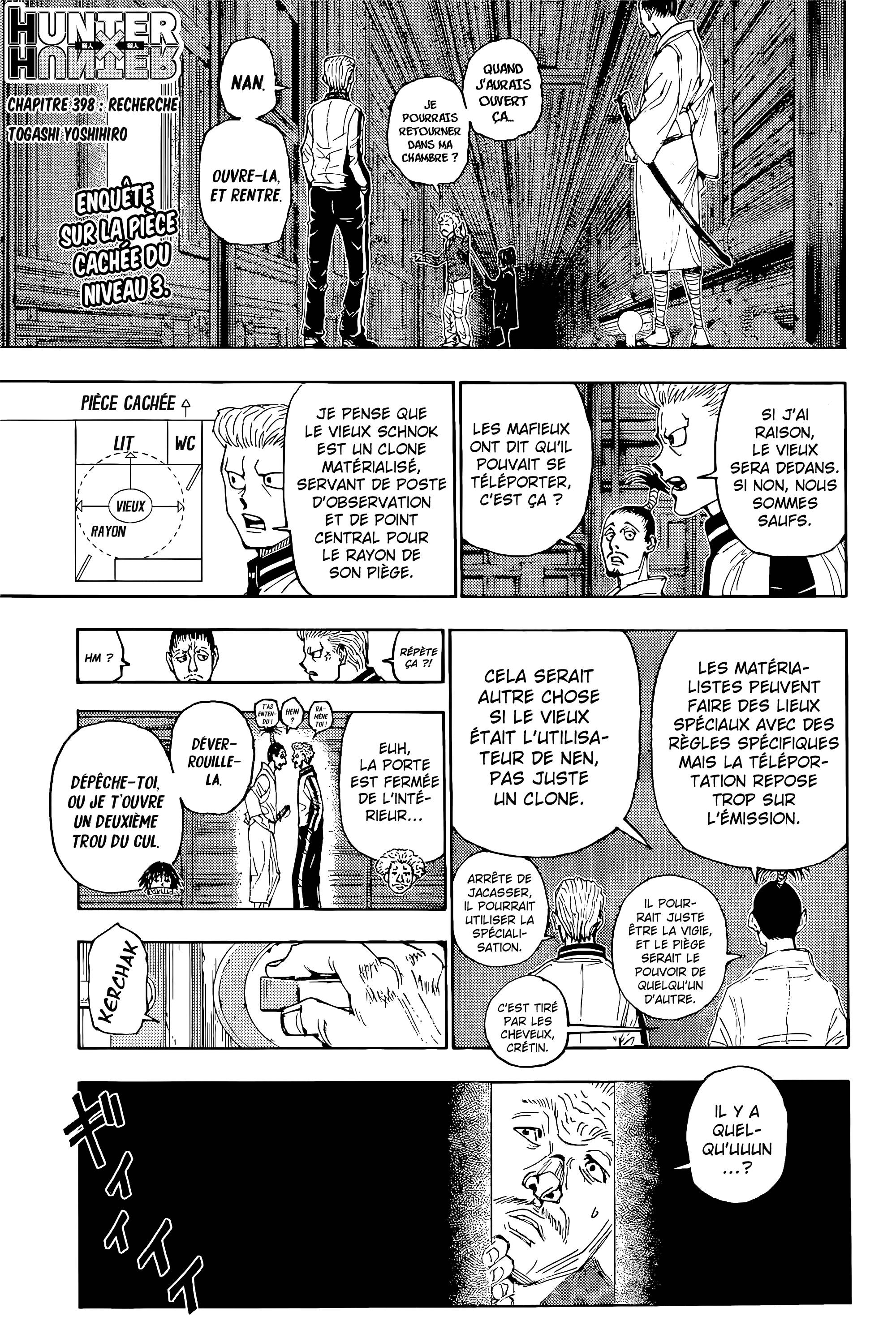 Lecture en ligne Hunter X Hunter 398 page 1