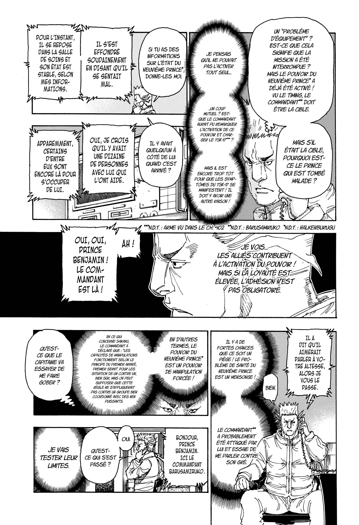 Lecture en ligne Hunter X Hunter 403 page 9