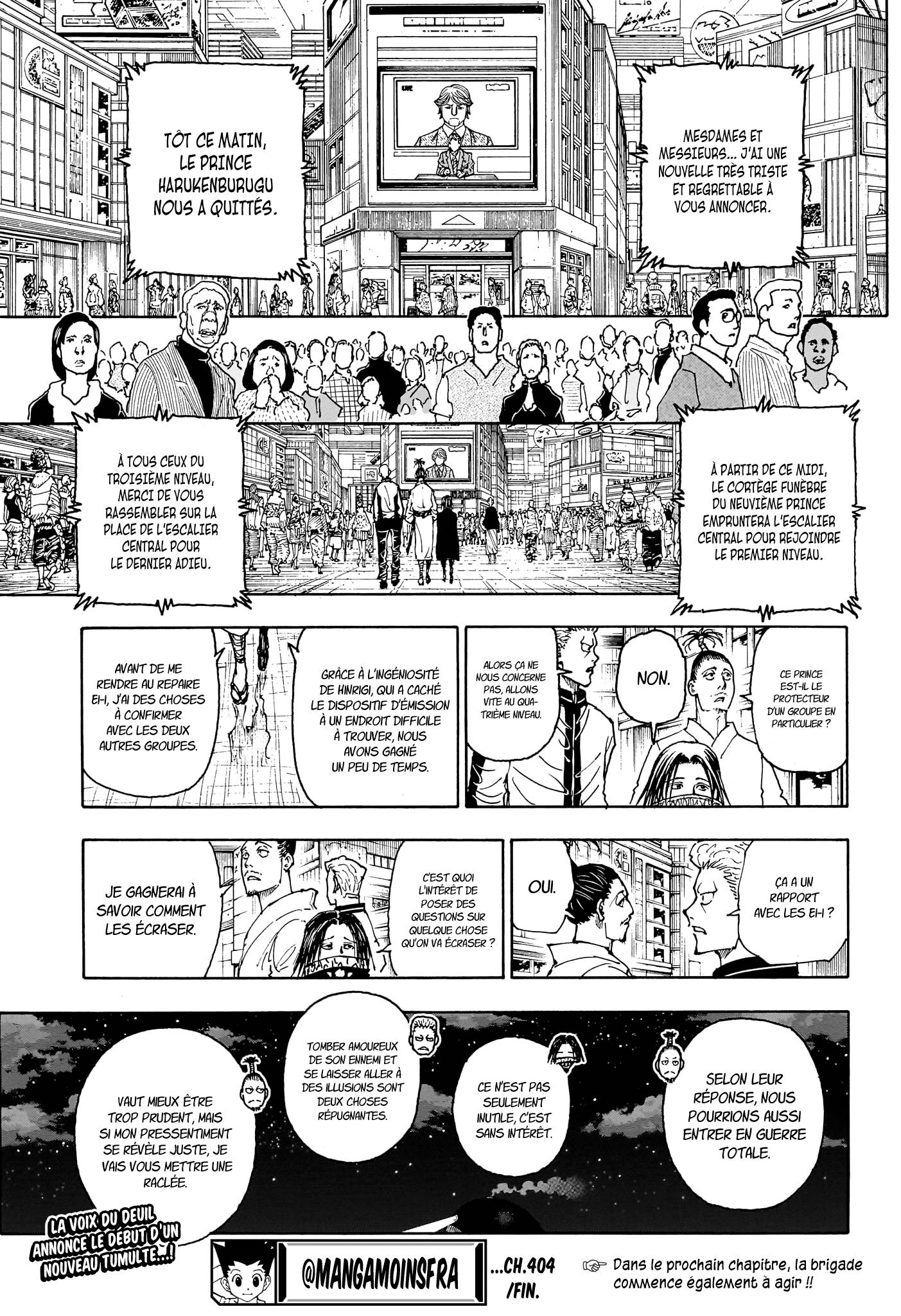 Lecture en ligne Hunter X Hunter 404 page 21