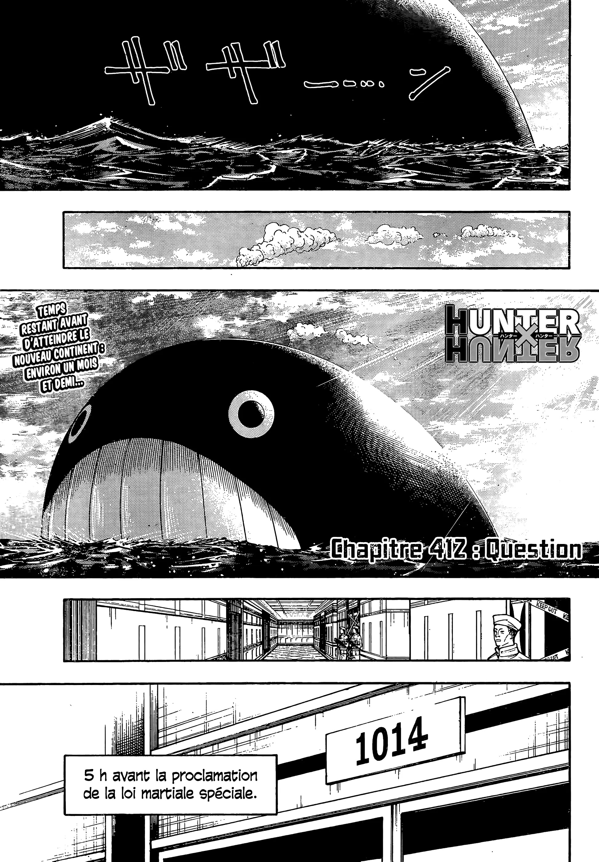 Lecture en ligne Hunter X Hunter 412 page 1