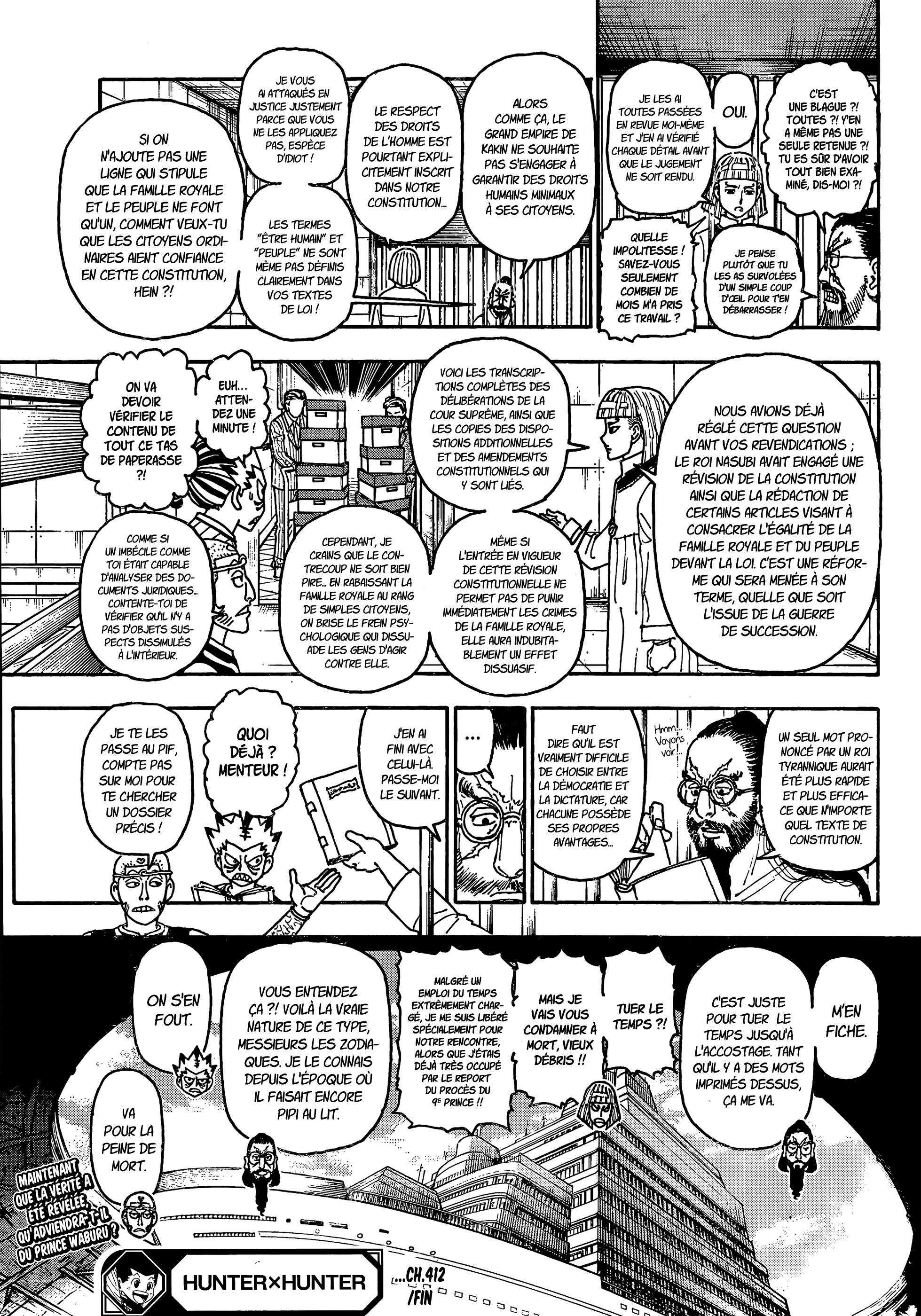 Lecture en ligne Hunter X Hunter 412 page 18