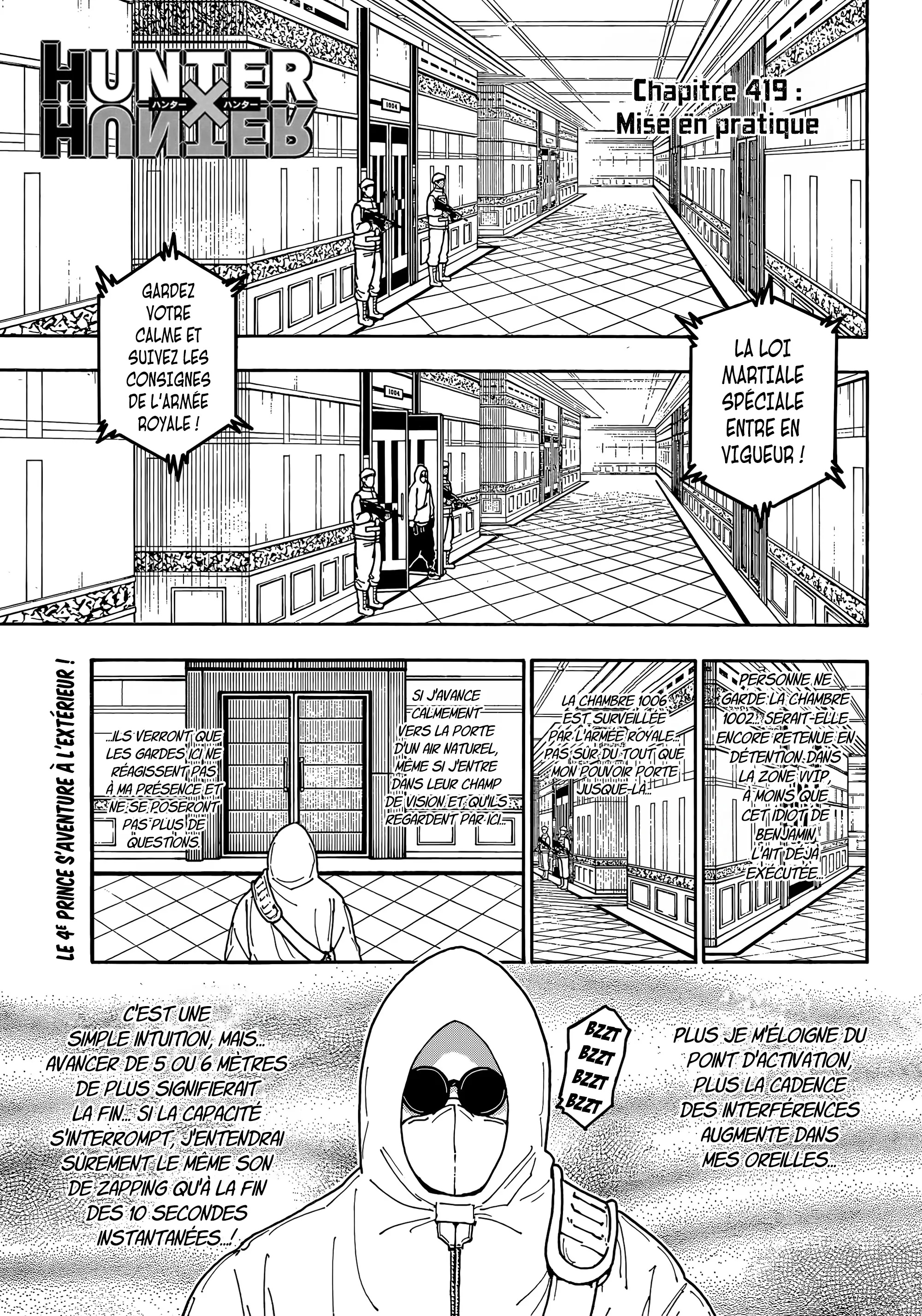 Lecture en ligne Hunter X Hunter 419 page 1