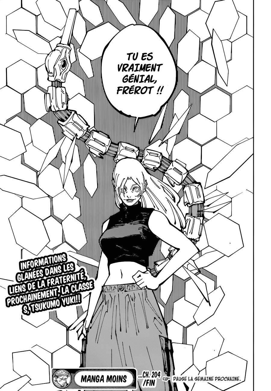 lecture en ligne Jujutsu Kaisen 204 page 18