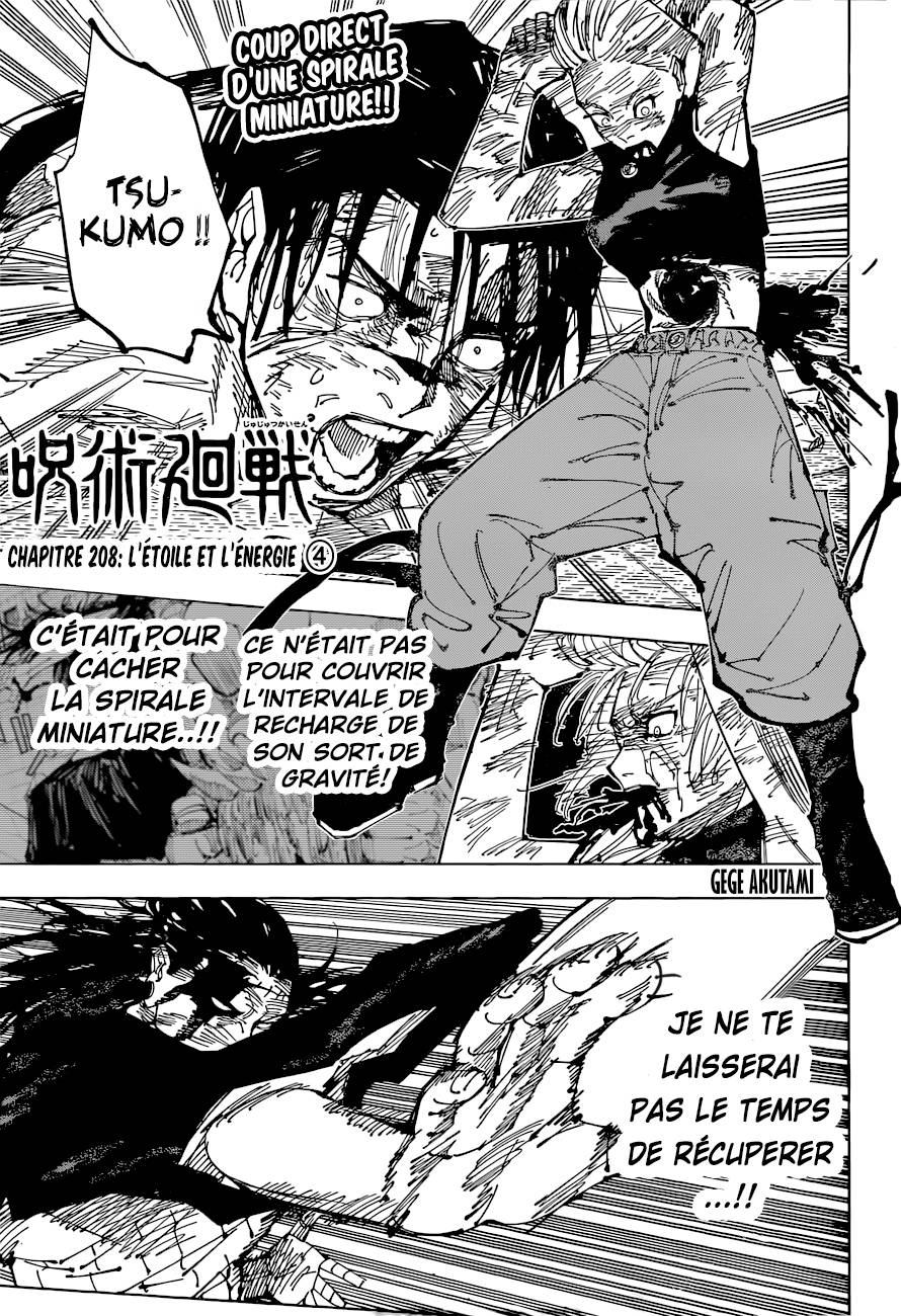 Lecture en ligne Jujutsu Kaisen 208 page 2