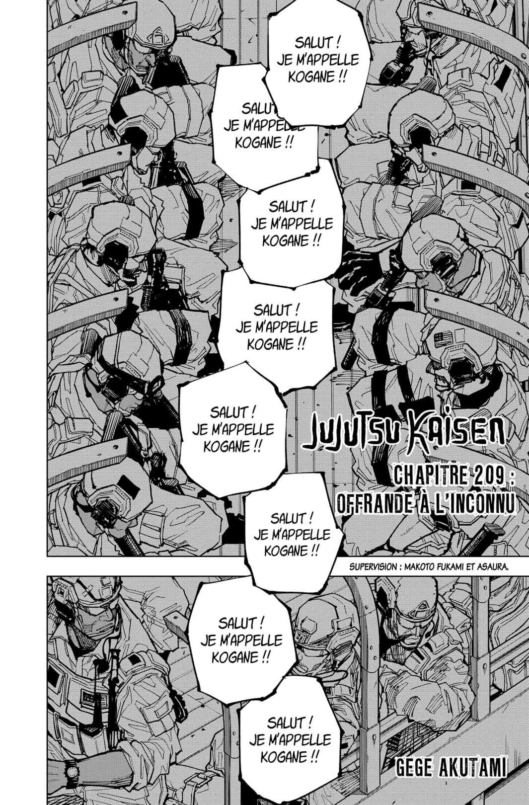 Lecture en ligne Jujutsu Kaisen 209 page 2
