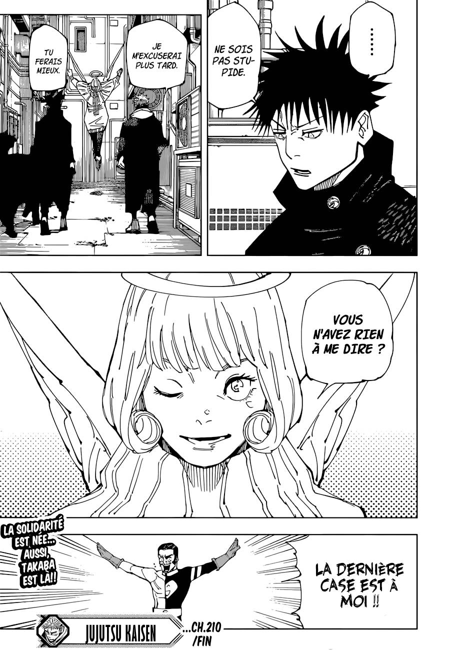 lecture en ligne Jujutsu Kaisen 210 page 19