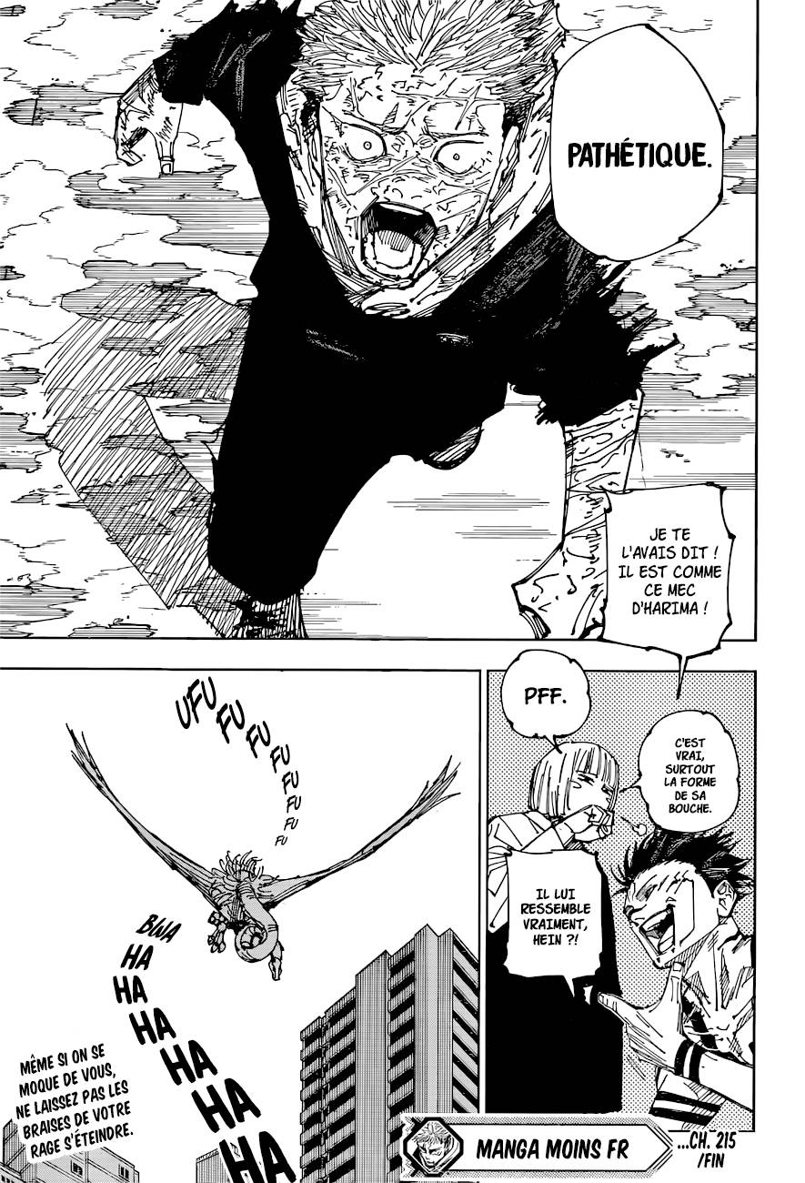 lecture en ligne Jujutsu Kaisen 215 page 19