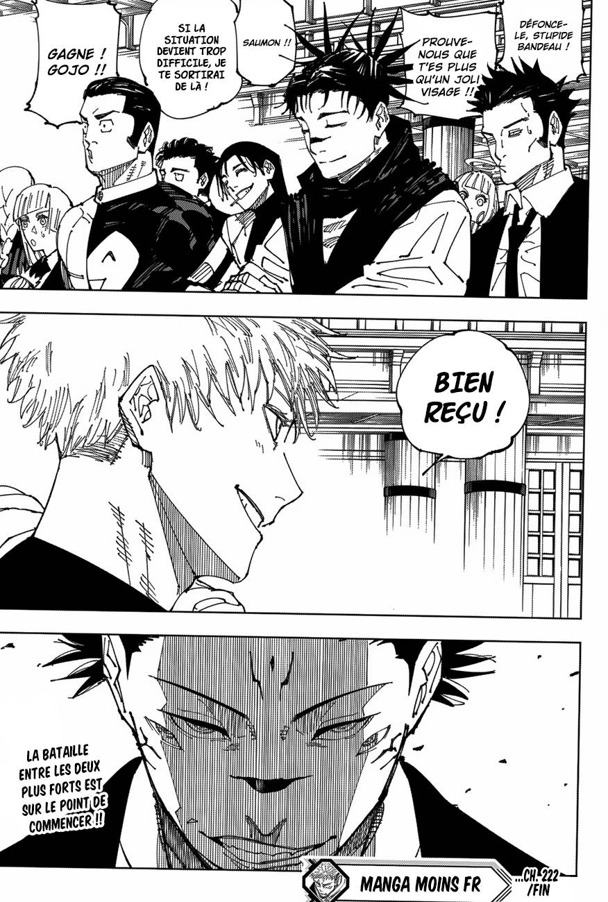 lecture en ligne Jujutsu Kaisen 222 page 20