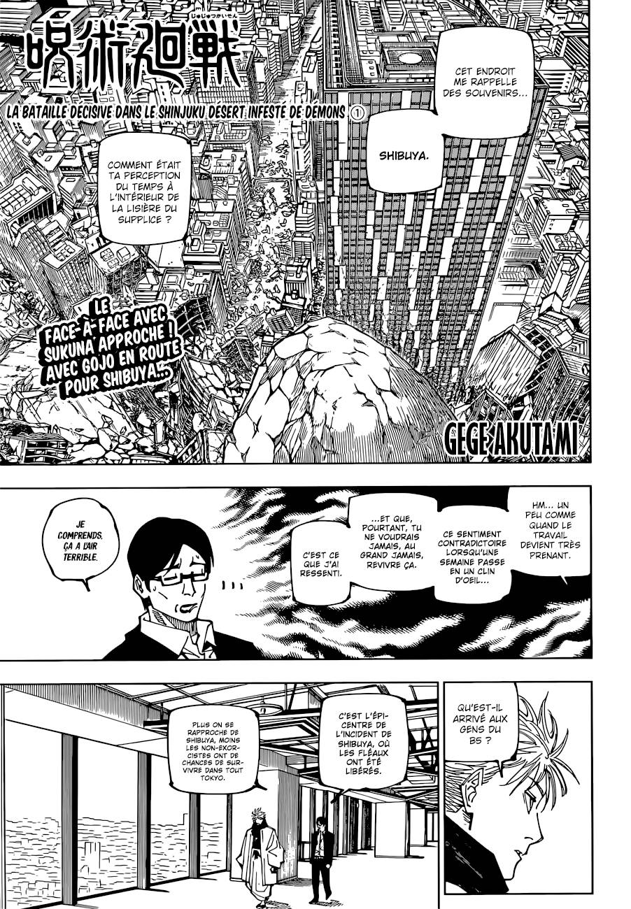 Lecture en ligne Jujutsu Kaisen 223 page 1