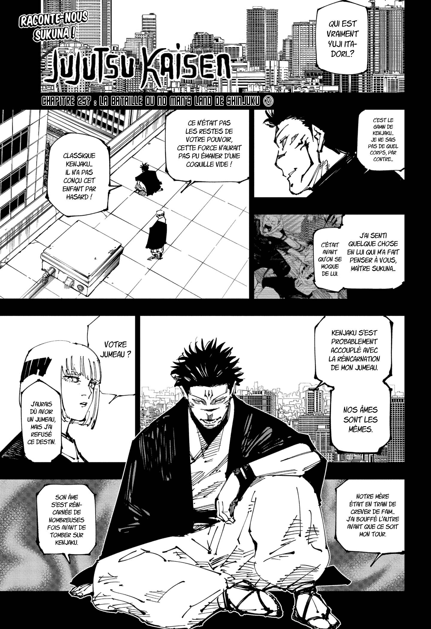 Lecture en ligne Jujutsu Kaisen 257 page 1