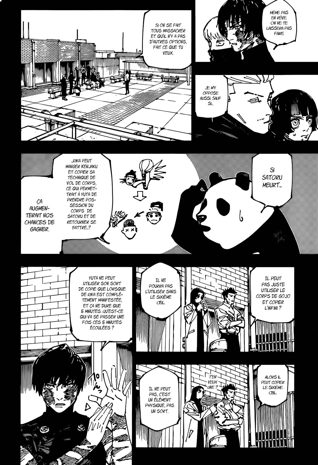 Lecture en ligne Jujutsu Kaisen 261 page 6