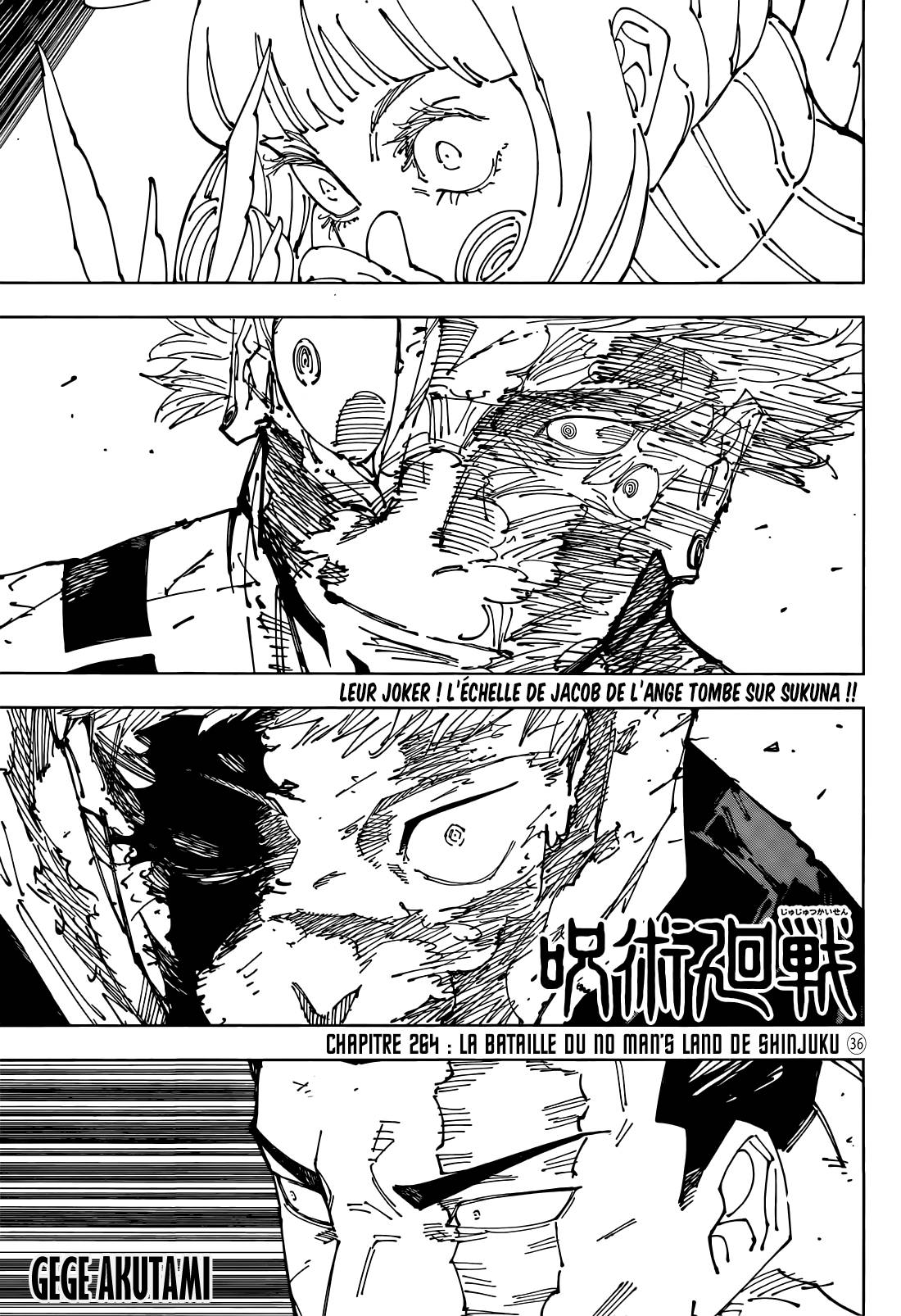 Lecture en ligne Jujutsu Kaisen 264 page 1