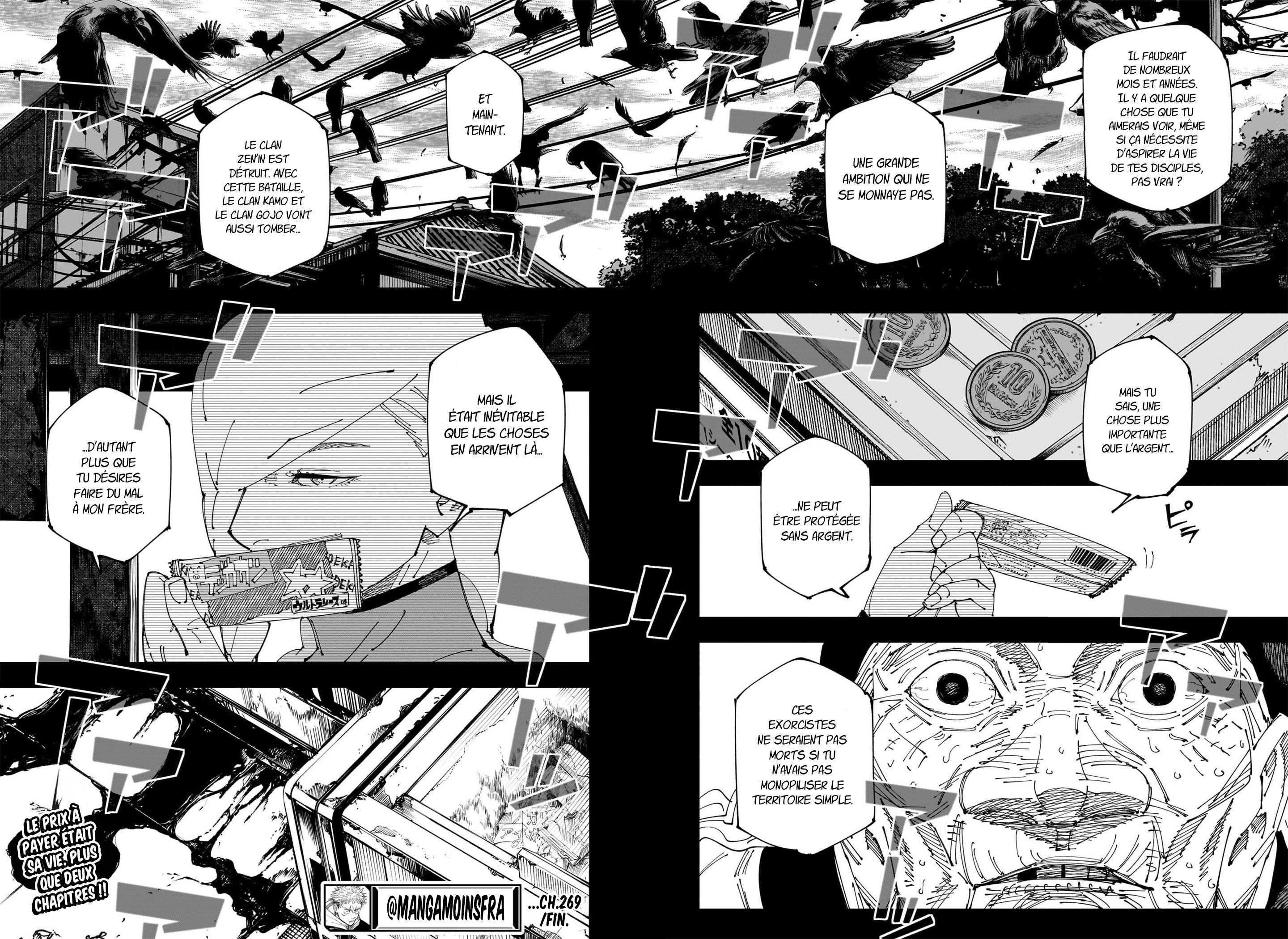 Lecture en ligne Jujutsu Kaisen 269 page 20