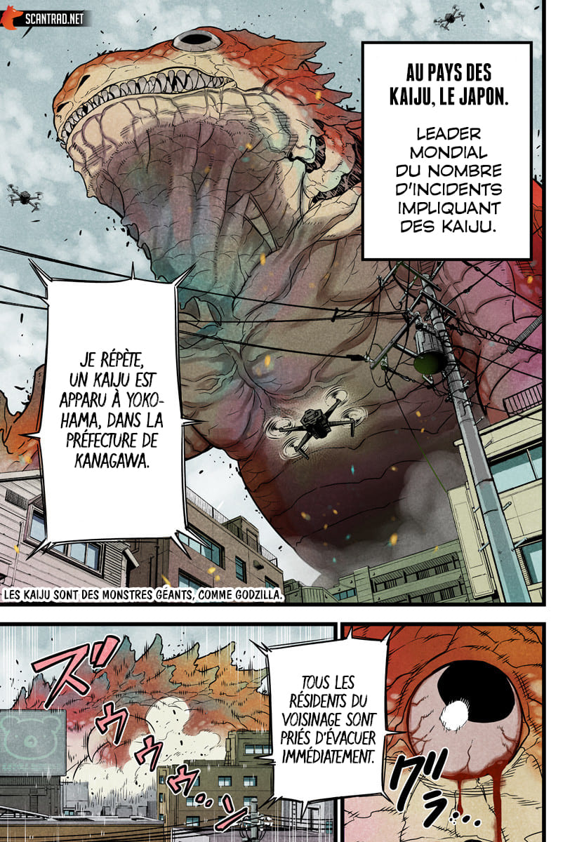 Lecture en ligne Kaiju No 8 1 page 1