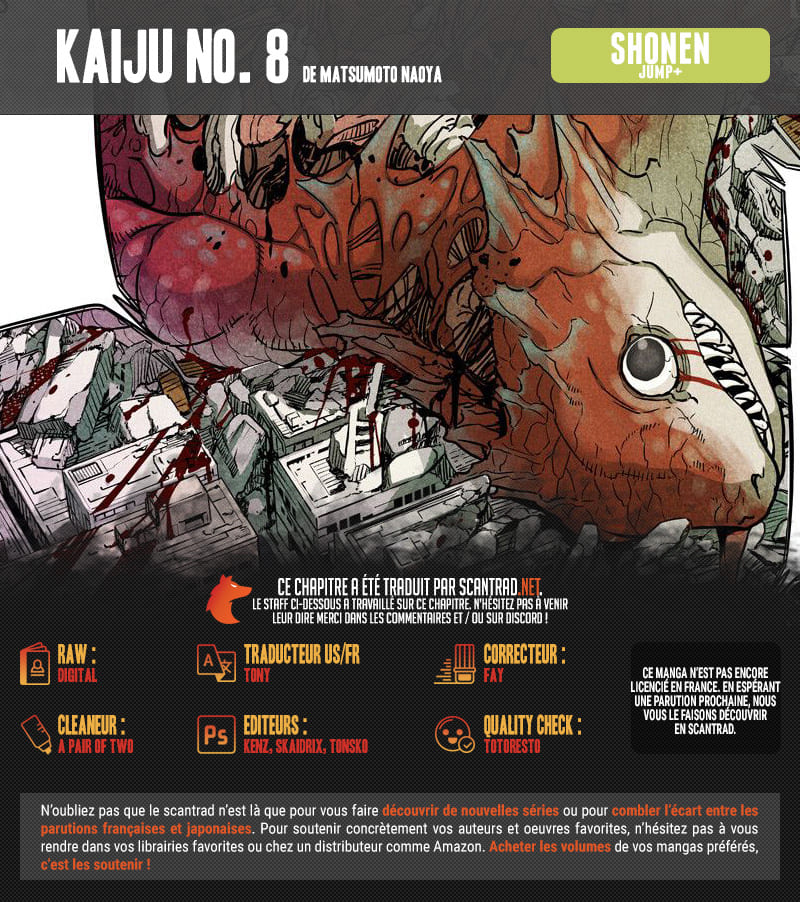 Lecture en ligne Kaiju No 8 11 page 2