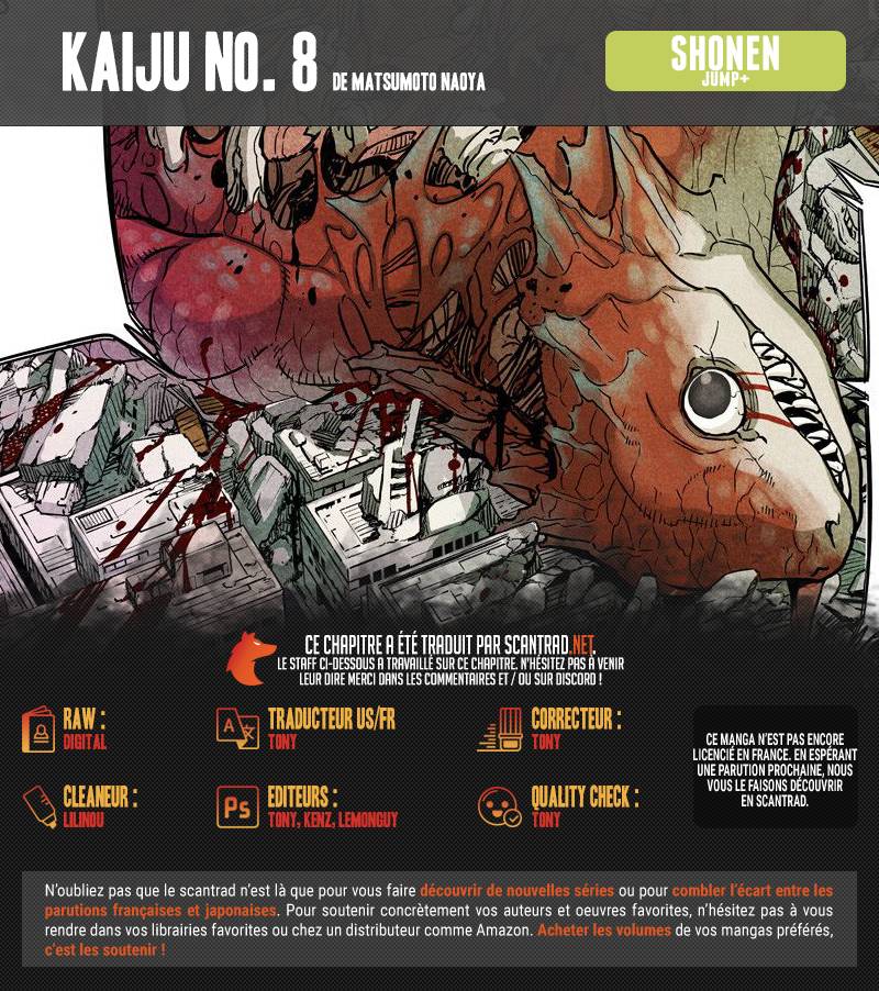 Lecture en ligne Kaiju No 8 36 page 2