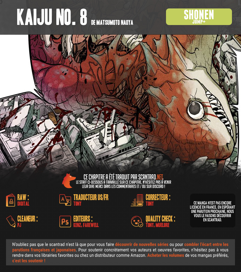 Lecture en ligne Kaiju No 8 37 page 2