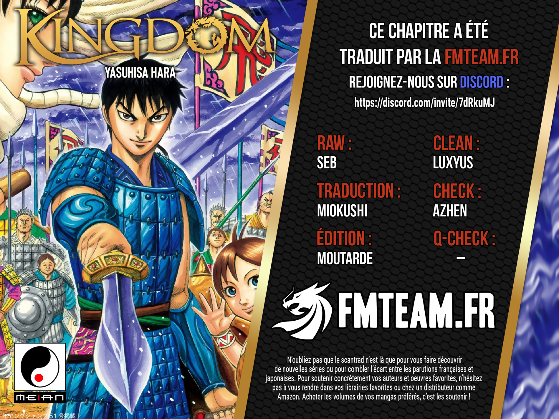 Lecture en ligne Kingdom 779 page 3