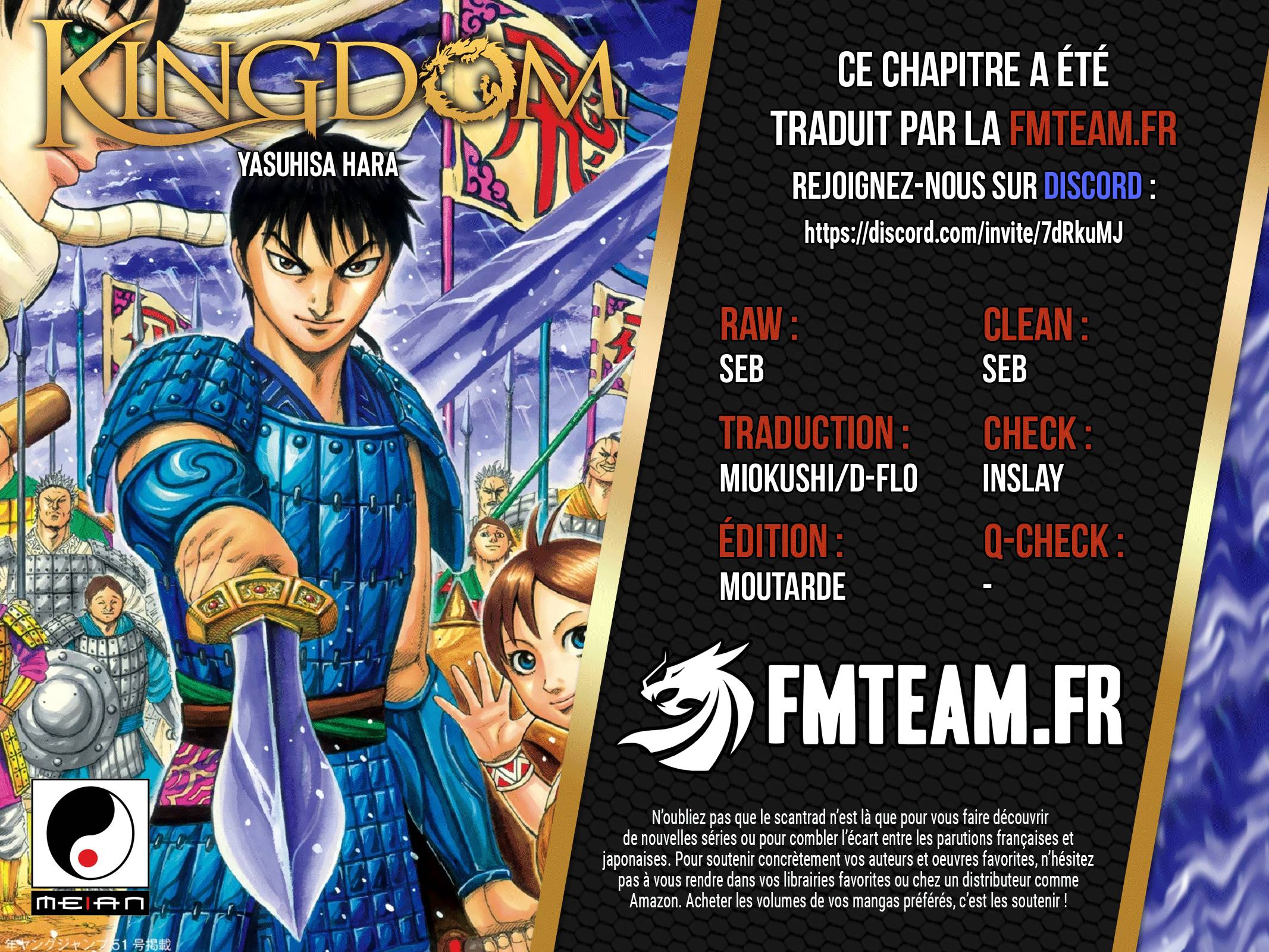 Lecture en ligne Kingdom 787 page 2